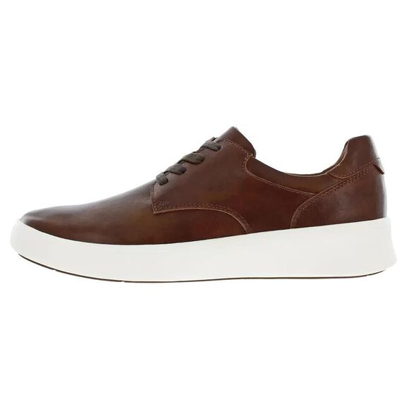 Supply Lab Men's  Memory Foam Footbed Lace-up Sneaker, Brown, 8 - Picture 2 of 5